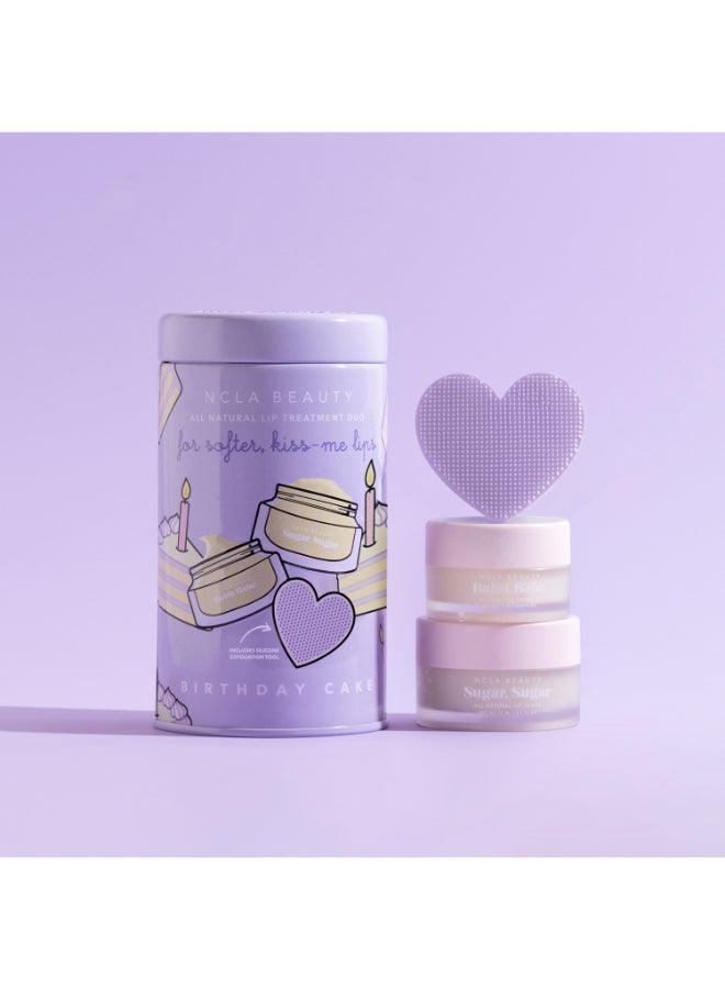 NCLA Beauty Birthday Cake Lip Care Set + Lip Scrubber - Image 2